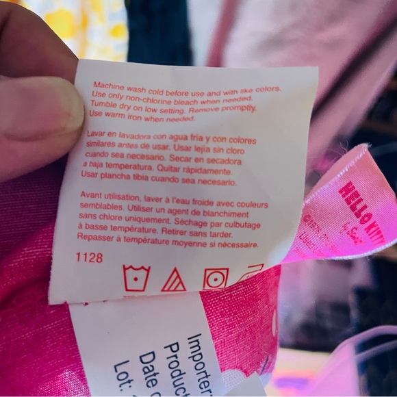 Sanrio hello kitty fitted sheet twin hello kitty pink sheet with bow detail 2012 - Picture 5 of 6